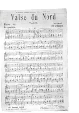 descargar la partitura para acordeón Valse du Nord en formato PDF