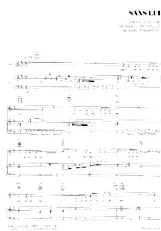 télécharger la partition d'accordéon Sans lui (Interprète : Magali Noël) (Slow Rock) au format PDF