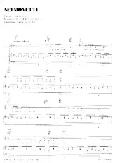 télécharger la partition d'accordéon Sermonette (Interprète : Serge Reggiani) au format PDF