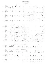 télécharger la partition d'accordéon Ave Maria (Quartet Vocal) au format PDF
