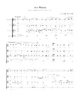 download the accordion score Ave Maria (Scala enigmatica armonizzata a 4 voci) in PDF format