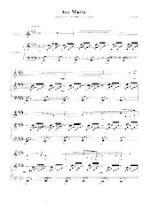 télécharger la partition d'accordéon Ave Maria (Adaptada ao lo Prelúdio de Jean-Sébastien Bach) (Piano + Solo Vocal) au format PDF