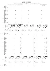 télécharger la partition d'accordéon Ave Maria (Adaptación sobre el Preludio nº 1 de : El Clave bien temperado de Jean-Sébastien Bach) (Orgue + Quartet Vocal + Solo)  au format PDF