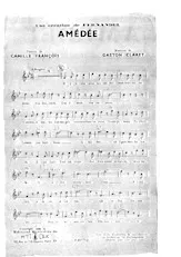 download the accordion score Amédée (Chant : Fernandel) in PDF format