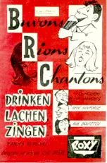 download the accordion score Buvons Rions Chantons (Drinken Lachen Zingen) (Orchestration) (Potpourri de Marches) (2ème Partie) in PDF format