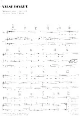 télécharger la partition d'accordéon Valse dingue (Interprète : Serge Reggiani) (Valse Jazz) au format PDF