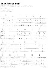 download the accordion score Venez donc voir (Extrait de la Comédie Musicale : La Bande à Bonnot) (Interprète : Yves Robert) (Valse) in PDF format