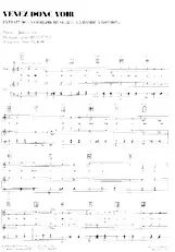 descargar la partitura para acordeón Venez donc voir (Extrait de la Comédie Musicale : La Bande à Bonnot) (Interprète : Yves Robert) (Valse) en formato PDF