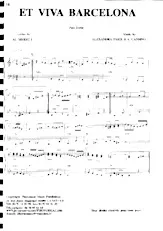 descargar la partitura para acordeón Et Viva Barcelona (Paso Doble) en formato PDF