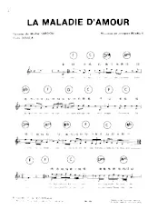 descargar la partitura para acordeón La maladie d'amour (Pop) en formato PDF