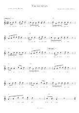 download the accordion score Vie de rêves in PDF format