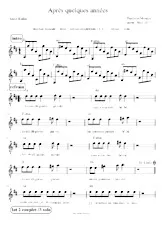 descargar la partitura para acordeón Après quelques années en formato PDF