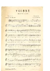 scarica la spartito per fisarmonica Yvonne (One Step Chanté) in formato PDF