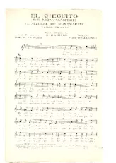 télécharger la partition d'accordéon El cieguito de Montmartre (L'aveugle de Montmartre) (Tango Chanté) au format PDF