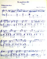 télécharger la partition d'accordéon Komplimente (Akkordeon Solo) (24 Bässe) (Tango) au format PDF