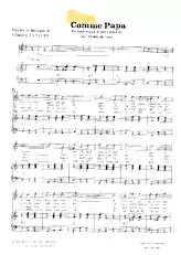 descargar la partitura para acordeón Comme Papa (Valse) en formato PDF