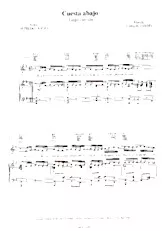 télécharger la partition d'accordéon Cuesta abajo (Tango Chanté) au format PDF