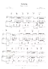 télécharger la partition d'accordéon Griseta (Interprète : Carlos Gardel) (Tango Romanza) au format PDF