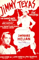 télécharger la partition d'accordéon Jimmy Texas (The banjo's back in town) (Chant : Jacques Hélian) (Fox Western) au format PDF