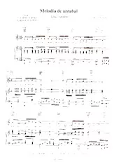 descargar la partitura para acordeón Melodia de arrabal (Tango Chanté) en formato PDF