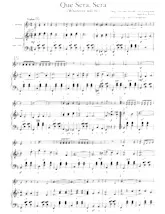 télécharger la partition d'accordéon Que sera sera (Whatever will be) (Arrangement : Otto Eckelmann) (Duo d'Accordéons) au format PDF