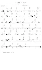 télécharger la partition d'accordéon C'est si bon (Swing / Jazz) au format PDF