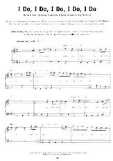 descargar la partitura para acordeón I do I do I do I do I do (Interprètes : Abba) (Swing) en formato PDF