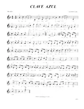descargar la partitura para acordeón Clave Azul (Boléro) en formato PDF