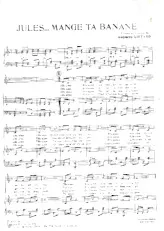 download the accordion score Jules Mange ta banane in PDF format