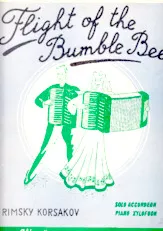 download the accordion score Flight of the bumble bee / Le vol du bourdon / De vlucht van de Hommel (Arrangement : Oscar Denayer) in PDF format