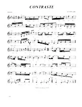 télécharger la partition d'accordéon Contraste (Boléro) au format PDF