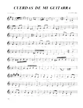 télécharger la partition d'accordéon Cuerdas de mi guitarra (Paso Doble) au format PDF