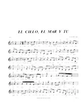 télécharger la partition d'accordéon El mar El cielo y Tu (Valse Boston) au format PDF