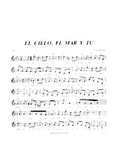 descargar la partitura para acordeón El mar El cielo y Tu (Valse Boston) en formato PDF