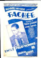 download the accordion score Fâchée (Valse Musette) in PDF format