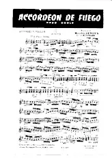 scarica la spartito per fisarmonica Accordéon de fuego (Arrangement : Jean Médinger) (Paso Doble) in formato PDF