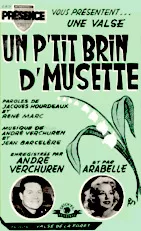 descargar la partitura para acordeón Un p'tit brin d' musette (Orchestration Complète) (Valse)  en formato PDF