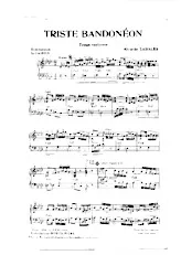 télécharger la partition d'accordéon Triste Bandonéon (Tango Variation) au format PDF