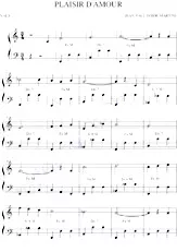 download the accordion score Plaisir d'amour (Valse) in PDF format