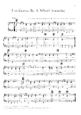 descargar la partitura para acordeón I'm gonna be a wheel someday (Interprète : Fats Domino) (Rock and Roll) en formato PDF