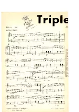 télécharger la partition d'accordéon Triple Sec + Bobino (Java + Tango) au format PDF