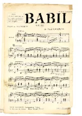 download the accordion score Babillages (Valse) in PDF format