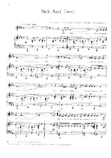 descargar la partitura para acordeón Sick and tired (Interprète : Fats Domino) (Rock and Roll) en formato PDF