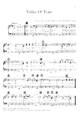 scarica la spartito per fisarmonica Valley of tears (Interprète : Fats Domino) (Slow Rock) in formato PDF