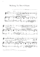 descargar la partitura para acordeón Walking to New Orleans (Interprète : Fats Domino) (Slow Rock) en formato PDF