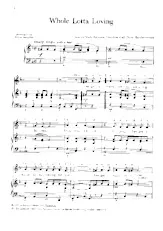 scarica la spartito per fisarmonica Whole lotta loving (Interprète : Fats Domino) (Arrangement : Chris Langdon) (Rock and Roll) in formato PDF