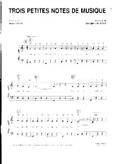descargar la partitura para acordeón Trois petites notes de musique (Chant : Cora Vaucaire) (Valse) en formato PDF