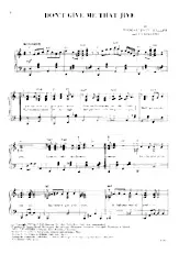 scarica la spartito per fisarmonica Don't give me that jive (Slow Fox Trot) in formato PDF