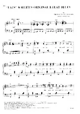download the accordion score Fats Waller's original E-flat blues in PDF format