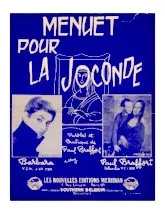 télécharger la partition d'accordéon Menuet pour la Joconde (Chant : Barbara) au format PDF